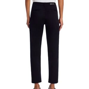 Ag Adriano Goldschmied Black Straight-Leg Pants